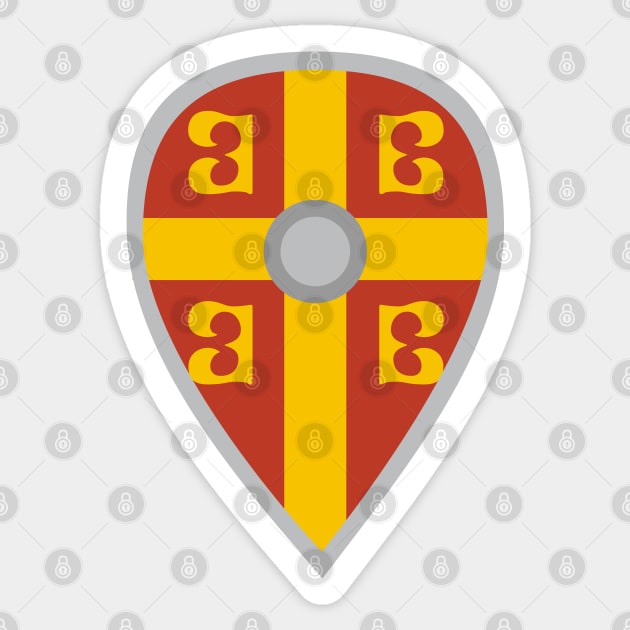 Civilization emblems - Byzantines Sticker by Koyaanisqatsian